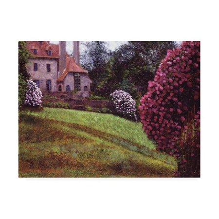David Lloyd Glover 'Spring At The Manor House' Canvas Art,14x19